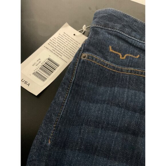 KIMES RANCH Jeans NWT Jennifer High Rise Flare Leg Dark Wash size 12/34 - Picture 9 of 15